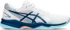 Asics gel game 8 clay tennisschoenen wit/blauw dames online kopen