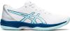 Asics solution swift ff clay tennisschoenen wit/blauw dames online kopen