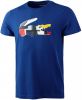 Lacoste T shirts print Blauw Heren online kopen