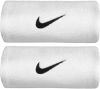 Nike swoosh doublewide pols zweetbandjes wit/zwart kinderen online kopen