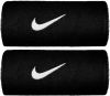 Nike swoosh double wide zweet polsbanden zwart heren online kopen