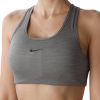 Nike Dri FIT Swoosh Sport bh met medium ondersteuning en pad uit één stuk Grijs online kopen