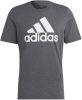 Adidas T shirt Essentials Big Logo Grijs/Wit online kopen