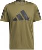 Adidas Performance sport T shirt olijfgroen/zwart online kopen