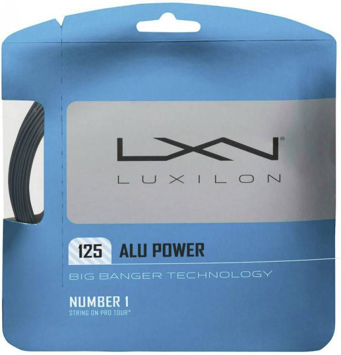 LUXILON Tennisbesnaring Monofilament Big Banger Alu Power 1, 25 Mm Grijs online kopen