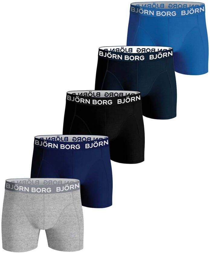 Bjorn Borg ! Jongens 5-pack Boxers Maat 170 Diverse Kleuren Katoen/elasthan online kopen