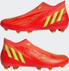 Adidas Predator Edge.3 Firm Ground Veterloze Voetbalschoenen Solar Red/Team Solar Green/Core Black Dames online kopen