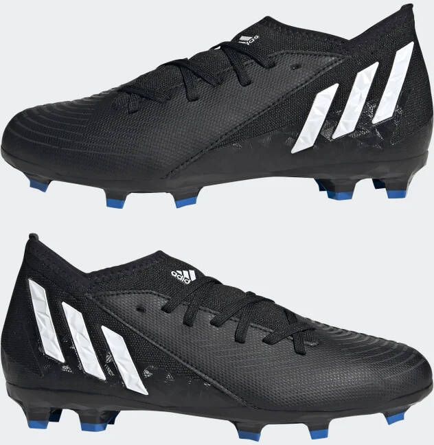 Adidas Kids adidas Predator Edge.3 Gras Voetbalschoenen(FG)Kids Zwart Wit Rood online kopen
