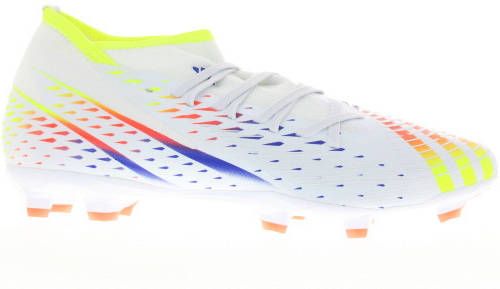 Adidas Predator Edge.3 Gras Voetbalschoenen(FG)Wit Geel Blauw online kopen
