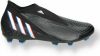 Adidas Predator Edge.3 Veterloze Firm Ground Voetbalschoenen Core Black/Cloud White/Vivid Red Heren online kopen