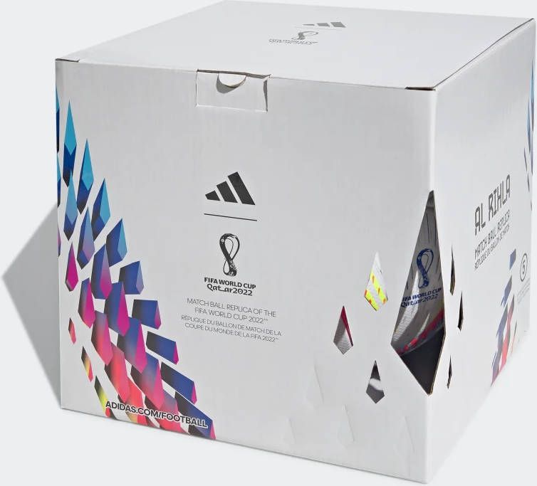 Adidas WK 2022 Al Rihla League Voetbal Inclusief Verpakking Wit Blauw online kopen