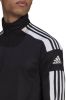 Adidas Voetbal Squad 21 Sweatshirt met korte rits in zwart online kopen