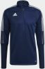 Adidas Performance Tiro 21 voetbalsweater donkerblauw/wit online kopen