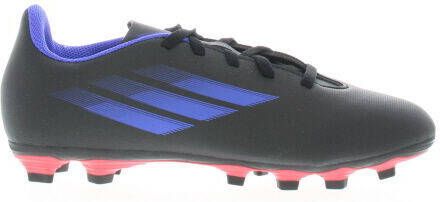Adidas X Speedflow.4 Flexible Ground Voetbalschoenen Core Black/Sonic Ink/Solar Yellow Kind online kopen