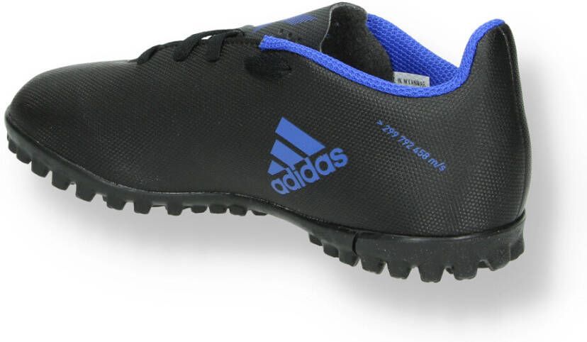 Adidas X Speedflow.4 Turf Voetbalschoenen Core Black/Sonic Ink/Solar Yellow Kind online kopen
