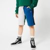 America Today Junior regular fit sweatshort Sevan Jr met zijstreep grijs melange/blauw online kopen