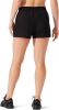 Asics core 4 inch hardloopshort zwart dames online kopen