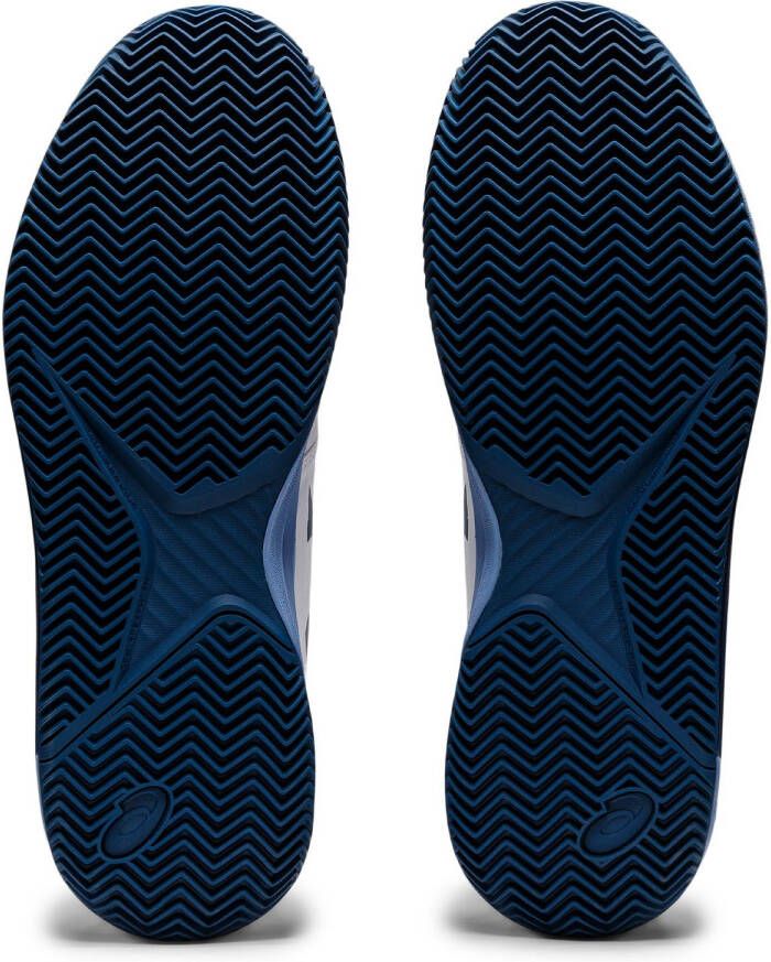 Asics gel challenger 13 clay tennisschoenen wit/blauw heren online kopen