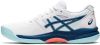 Asics gel game 8 clay tennisschoenen wit/blauw dames online kopen