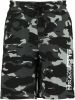 CoolCat Junior slim fit sweatshort Nestor CB met camouflageprint zwart/grijs online kopen