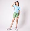 CoolCat Junior regular fit sweatshort Nikkie CG lichtgroen online kopen