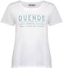 Geisha 22105 25 010 t shirt duende off white/ocean green online kopen