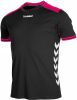 Hummel sport T shirt zwart/roze online kopen