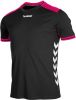 Hummel sport T shirt zwart/roze online kopen