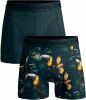 Muchachomalo Boxershorts 2 pack shorts Costa Rica Spain Blauw online kopen