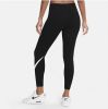 Nike Sportswear Essential Legging met halfhoge taille en Swoosh voor dames Black/White Dames online kopen