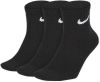 Nike Everyday Lightweight Trainingsenkelsokken(3 paar) Black/White Heren online kopen