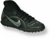 Nike Jr. Mercurial Superfly 8 Club TF Voetbalschoenen voor kleuters/kids(turf) Black/Medium Ash/Metallic Silver online kopen