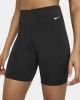 Nike One Bikeshorts met halfhoge taille voor dames(18 cm) Zwart online kopen