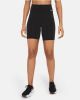 Nike One Bikeshorts met halfhoge taille voor dames(18 cm) Zwart online kopen