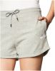 Nike sportswear essential french terry korte broek grijs dames online kopen