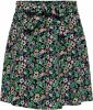 ONLY KIDS GIRL gebloemde rok KOGSELMA JASMIN zwart/groen/paars online kopen