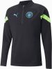 PUMA Manchester City 1/4 Zip Trainingstrui 2022 2023 Kids Zwart Lichtgroen online kopen