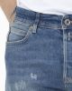 Replay Tapered korte spijkerbroek in lyocellblend met stretch online kopen