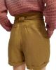 Scotch & Soda High waist loose fit korte broek in linnenblend met strikceintuur online kopen