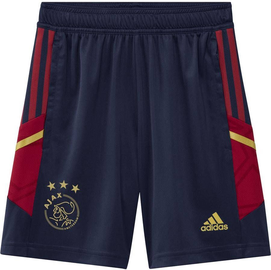 Adidas Kids adidas Ajax Trainingsbroekje 2022 2023 Kids Donkerblauw Donkerrood Goud online kopen