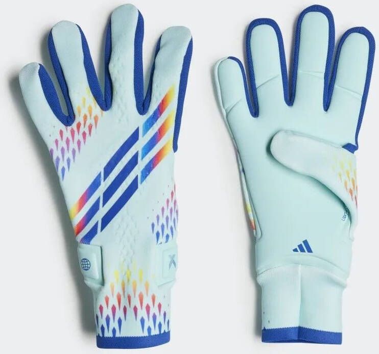 Adidas Keepershandschoenen X Speedportal Pro Al Rihla Turquoise/Geel/Blauw online kopen
