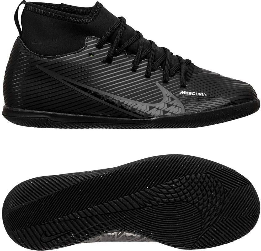 Nike Jr. Mercurial Superfly 9 Club IC Zaalvoetbalschoenen voor kleuters/kids Zwart online kopen