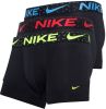 Nike Boxershorts Mini Swoosh 3 Pak Zwart/Neon/Blauw/Rood online kopen