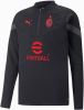 PUMA AC Milan 1/4 Zip Trainingstrui 2022 2023 Zwart Rood online kopen
