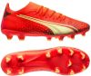 PUMA Ultra Match Gras/Kunstgras Voetbalschoenen(MG)Oranje Lichtgroen online kopen