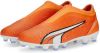 PUMA Ultra Match Veterloze Gras/Kunstgras Voetbalschoenen(MG)Kids Oranje Wit Blauw online kopen