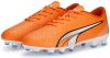 PUMA Ultra Play Gras/Kunstgras Voetbalschoenen(MG)Kids Oranje Wit Blauw online kopen