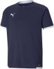 PUMA teamLIGA Voetbalshirt Kids Donkerblauw Wit online kopen