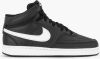 Nike Court Vision Mid Next Nature Sneakers Zwart Wit online kopen