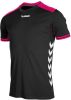 Hummel sport T shirt zwart/roze online kopen